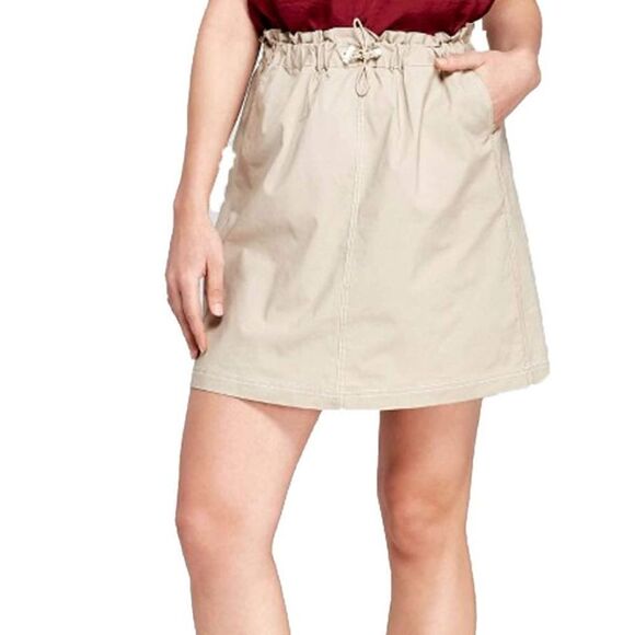 A New Day Khaki Skirt (S) - Picture 1 of 7
